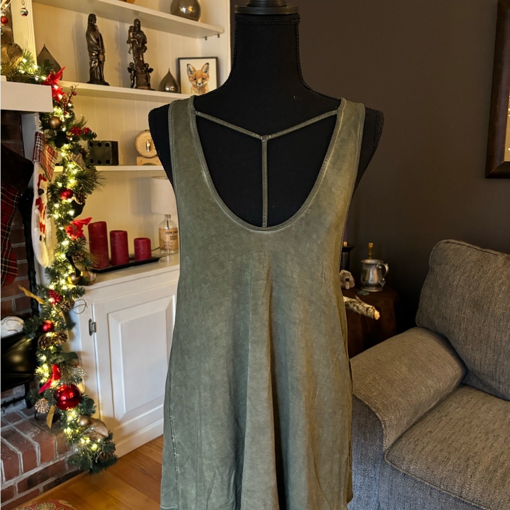 We The Free Olive Green Tank Top/ Tunic size S